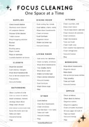 Free ADHD Cleaning Checklist: How to Clean with ADHD - Honestly ADHD