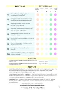 Exploring ADHD Personality Types (Free printable ADHD Quiz) - Honestly ADHD