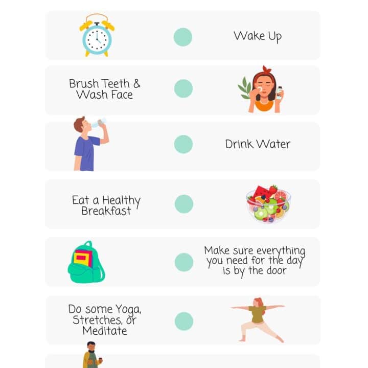 The ADHD-Friendly Morning Routine (free printable checklist) - Honestly ...