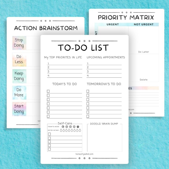 Friendly Reminders Household Printables