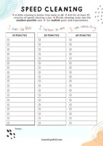 Free ADHD Cleaning Checklist How To Clean With ADHD Honestly ADHD   Cleaning Checklist For ADHD Speed Cleaning Printable 150x212 