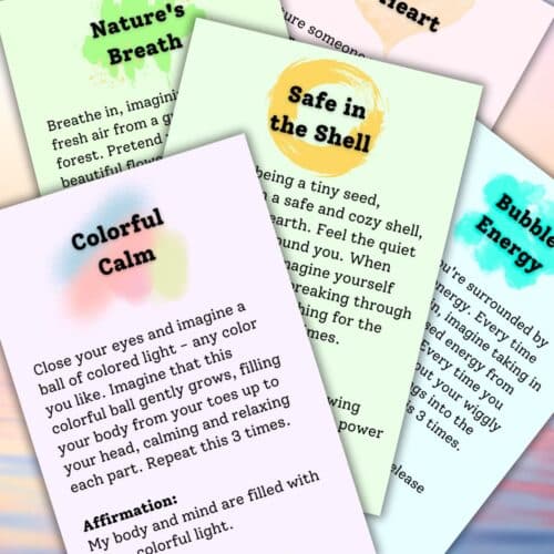 The Magic of Meditation for Kids with ADHD (+ Free Cards!) - Honestly ADHD